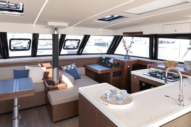 Harmony Planet, a Nautitech Rochefort Nautitech 46 Fly catamaran at Tonnarella, Italy