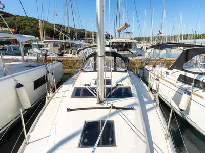 Draco, a Dufour 360 GL sailboat at Grad Pula, Croatia