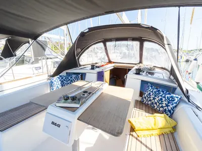 Draco, a Dufour 360 GL sailboat at Grad Pula, Croatia