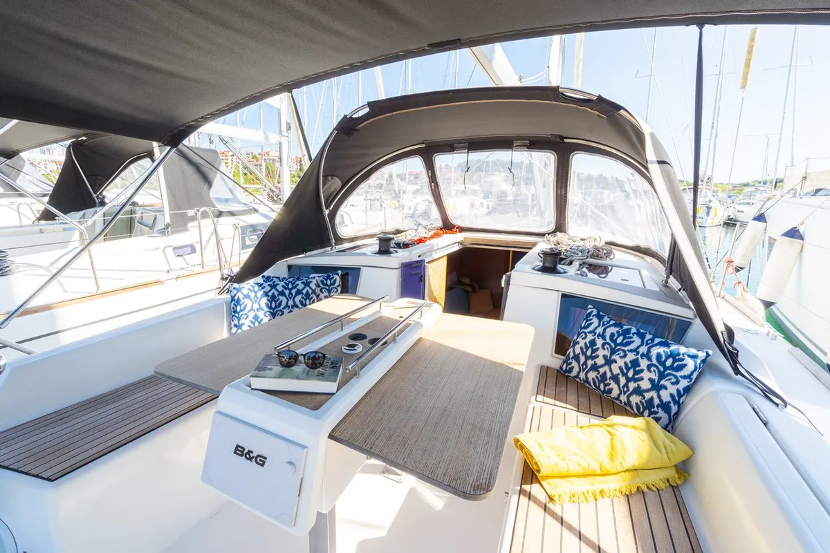 Draco, a Dufour 360 GL sailboat at Grad Pula, Croatia