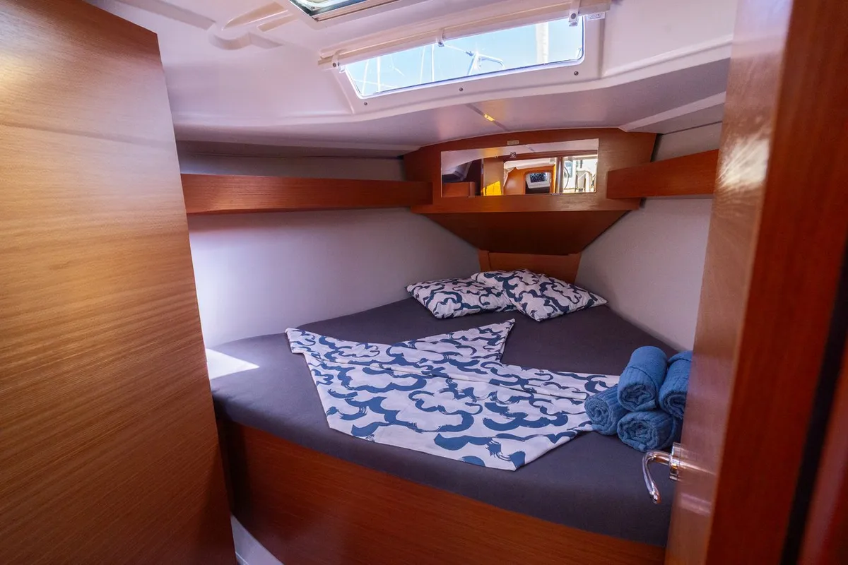 Draco, a Dufour 360 GL sailboat at Grad Pula, Croatia
