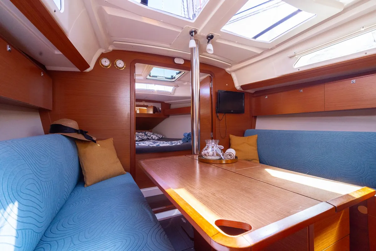 Draco, a Dufour 360 GL sailboat at Grad Pula, Croatia