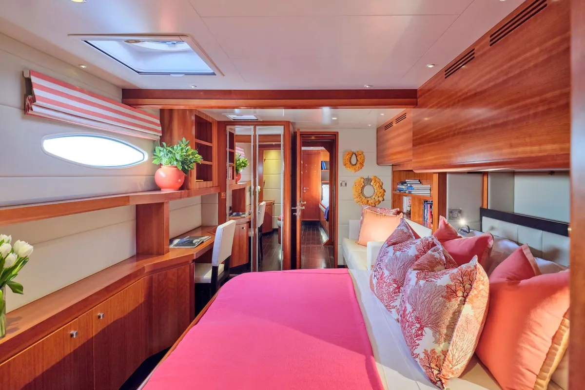 World's End, a Fountaine Pajot Galathea 65 catamaran at Municipal Unit of Nea Peramos, Greece