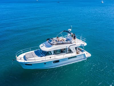 Eduard, a Beneteau Swift Trawler 41 Fly yacht at Punat, Croatia