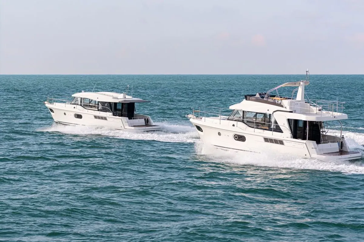 Eduard, a Beneteau Swift Trawler 41 Fly yacht at Punat, Croatia