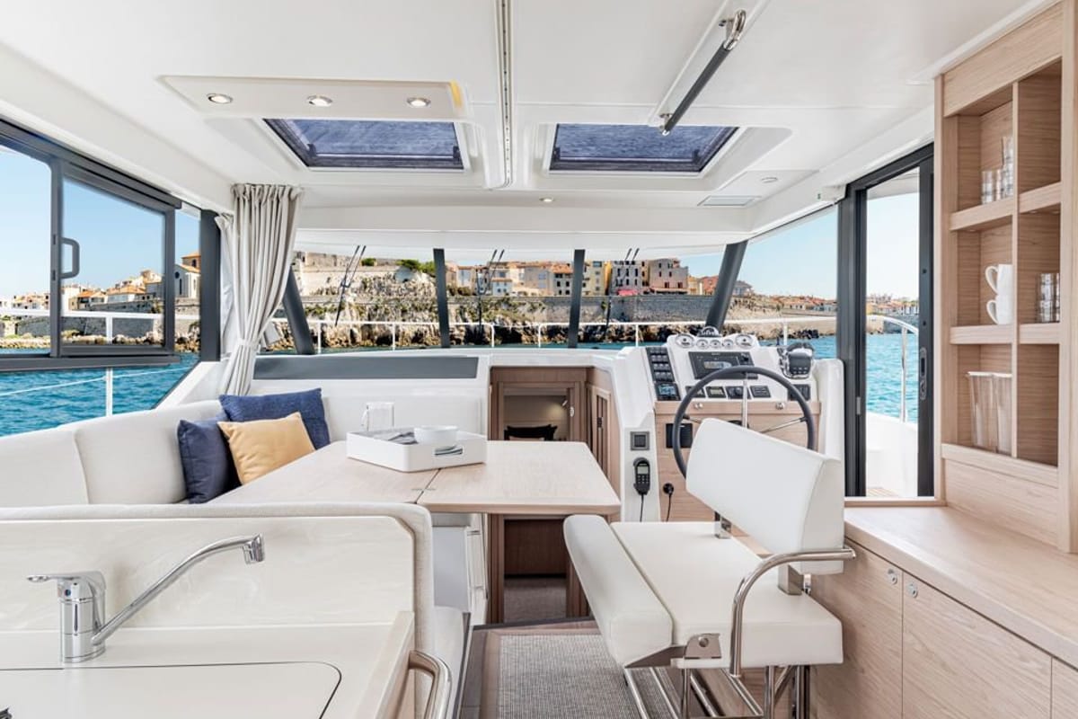 Eduard, a Beneteau Swift Trawler 41 Fly yacht at Punat, Croatia