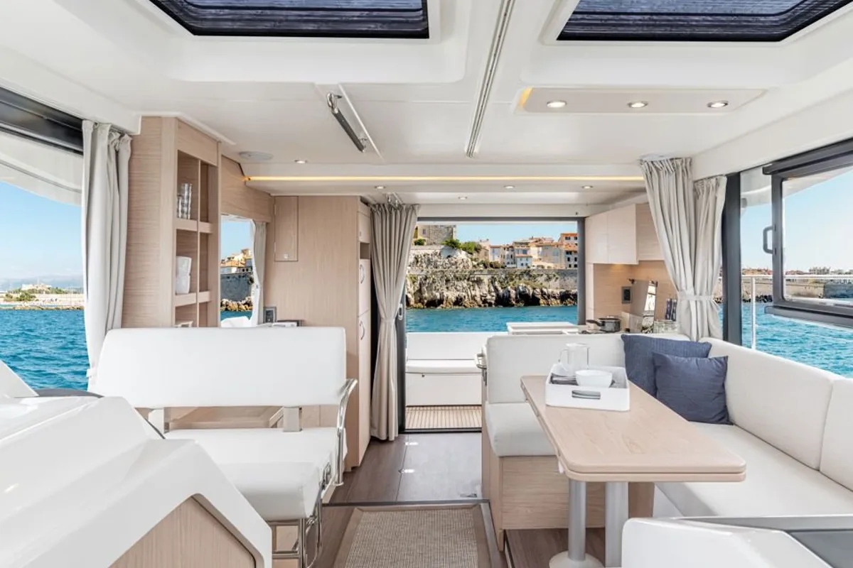 Eduard, a Beneteau Swift Trawler 41 Fly yacht at Punat, Croatia