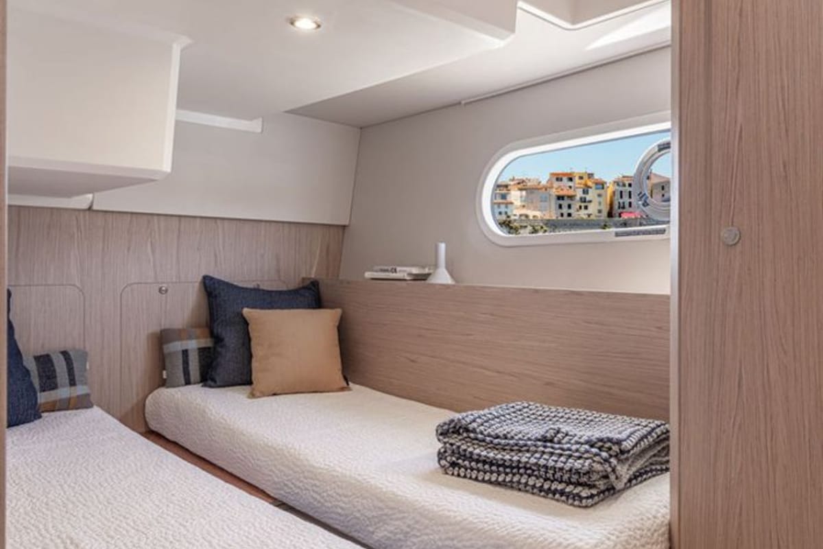 Eduard, a Beneteau Swift Trawler 41 Fly yacht at Punat, Croatia