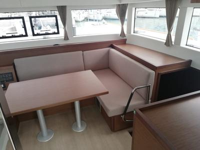 Salon of Adriana, a Lagoon 40 catamaran at Dubrovnik, Croatia