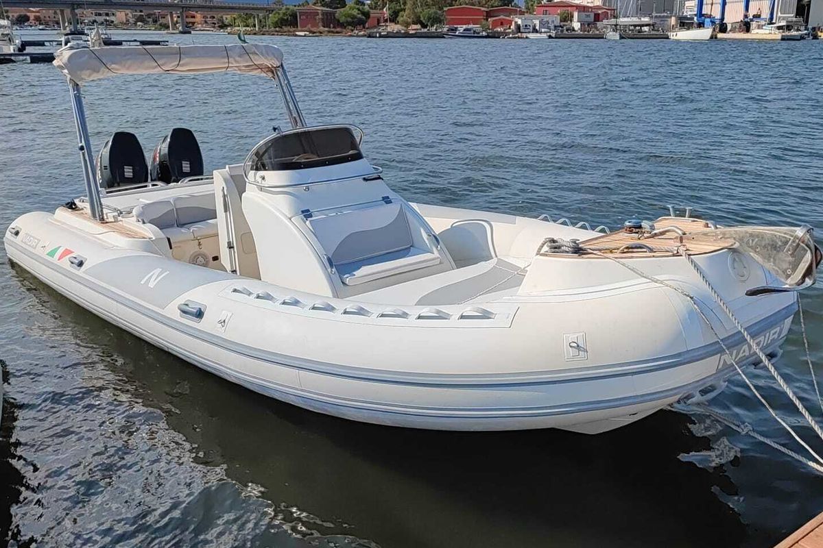 Exterior view of Nadir, a Gulet Motorboat motorboat at Cannigione, Italy
