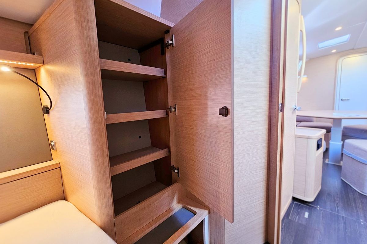 Cabin on Adagio, a Dufour 44 sailboat at Grad Kaštela, Croatia