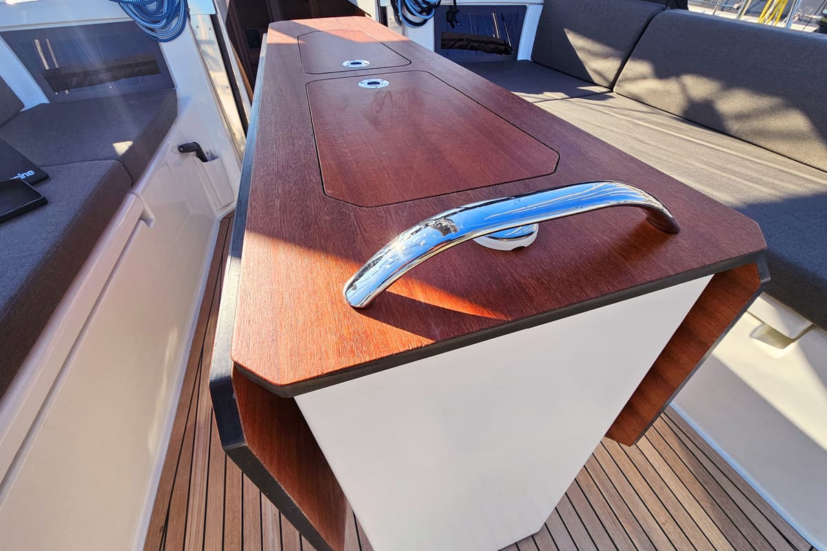 Cabin on Adagio, a Dufour 44 sailboat at Grad Kaštela, Croatia