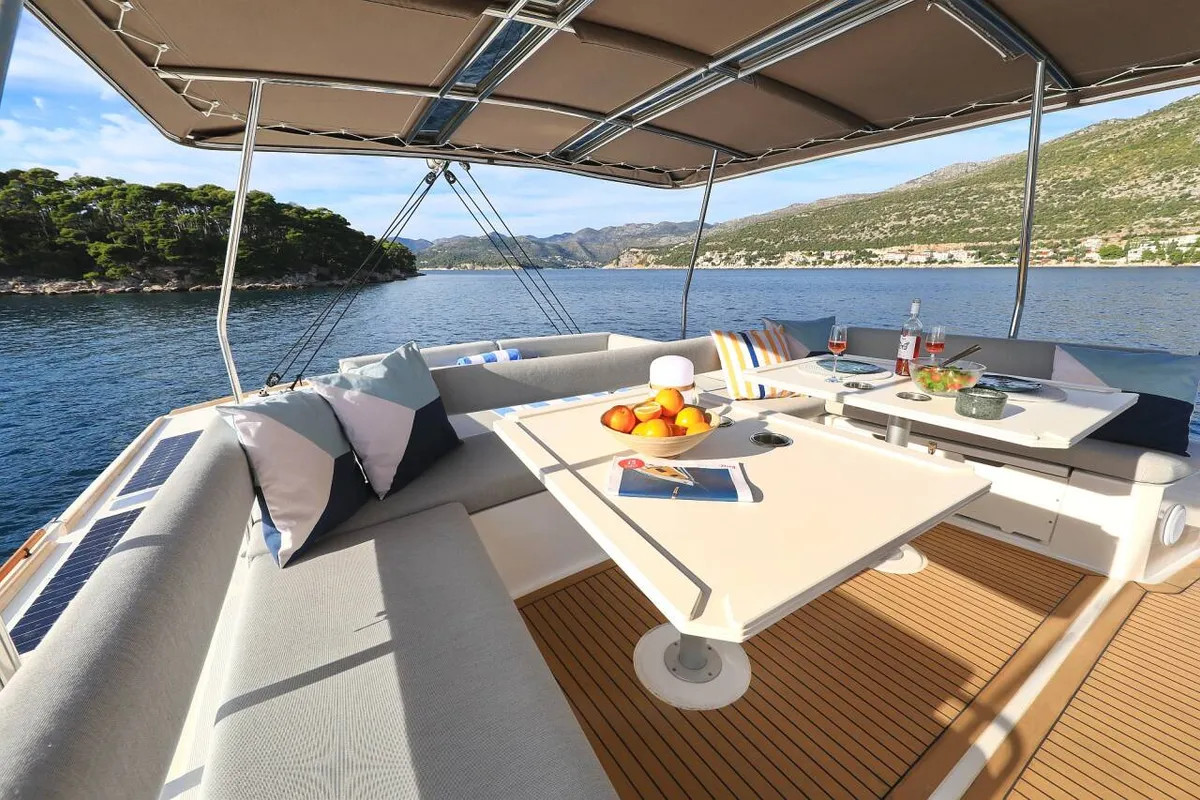 Mosè, a Bali Bali 5.4 catamaran at Palermo, Italy