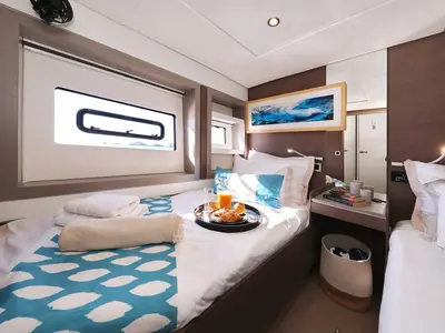 Mosè, a Bali Bali 5.4 catamaran at Palermo, Italy