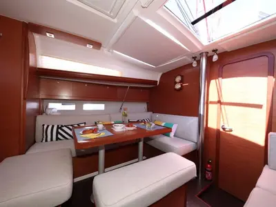 Salon of Matul, a Dufour 412 GL sailboat at Split, Croatia