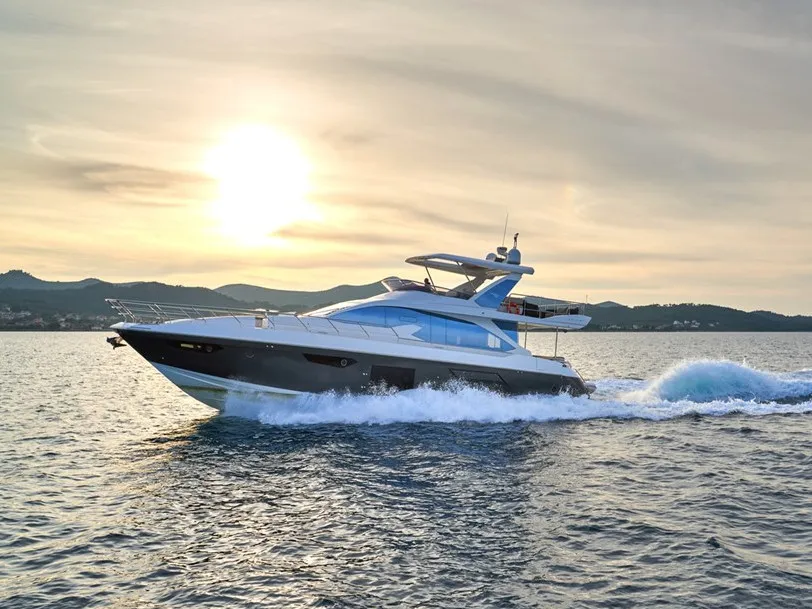Exterior view of Relax of Croatia, a Azimut 72 Fly yacht at Općina Sukošan, Croatia