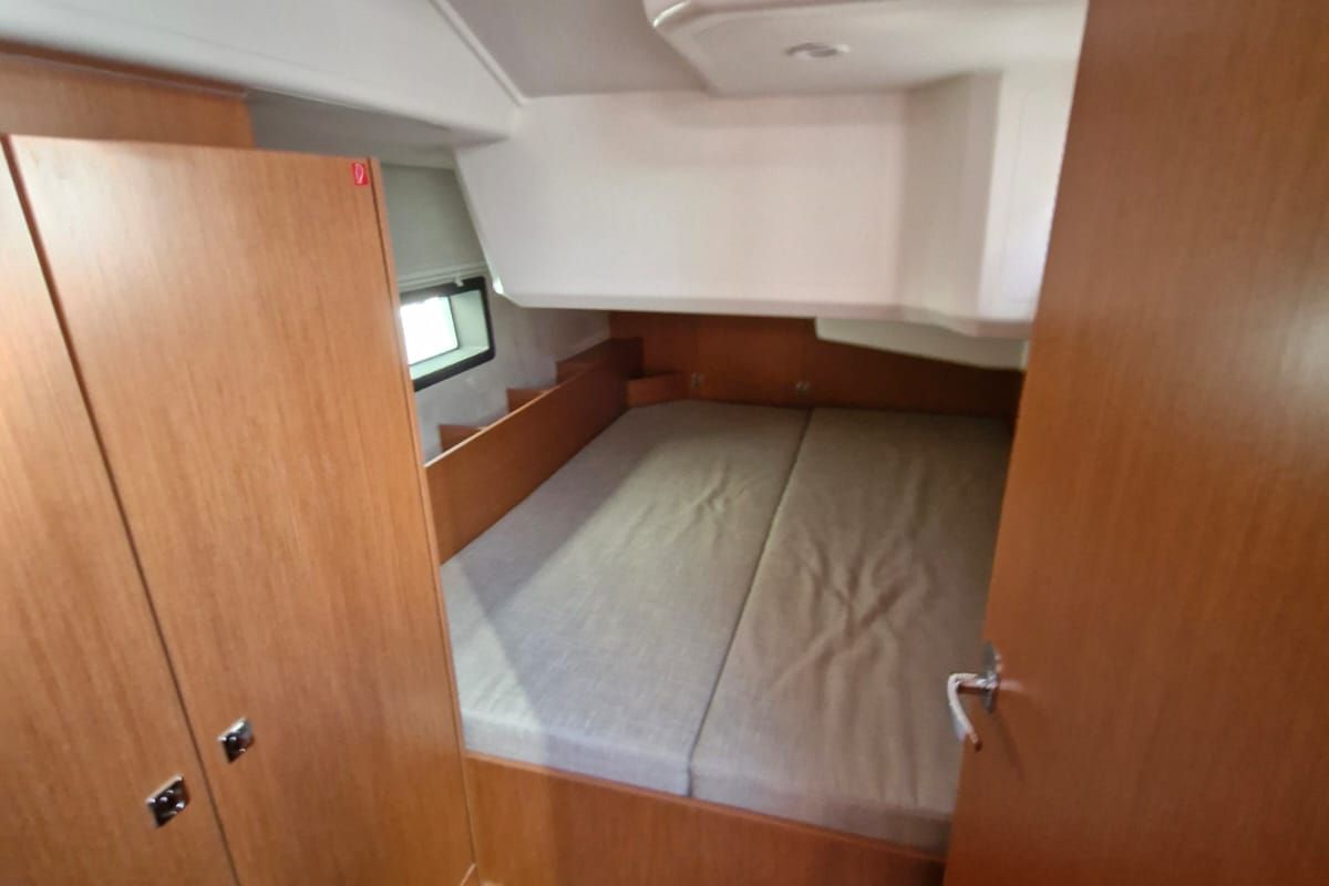Cabin on Williams, a Bavaria C38 sailboat at Grad Pula, Croatia