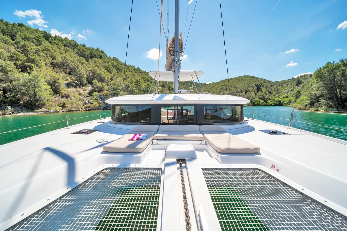 White Pearl, a Lagoon Lagoon 46 catamaran at Skradin, Croatia