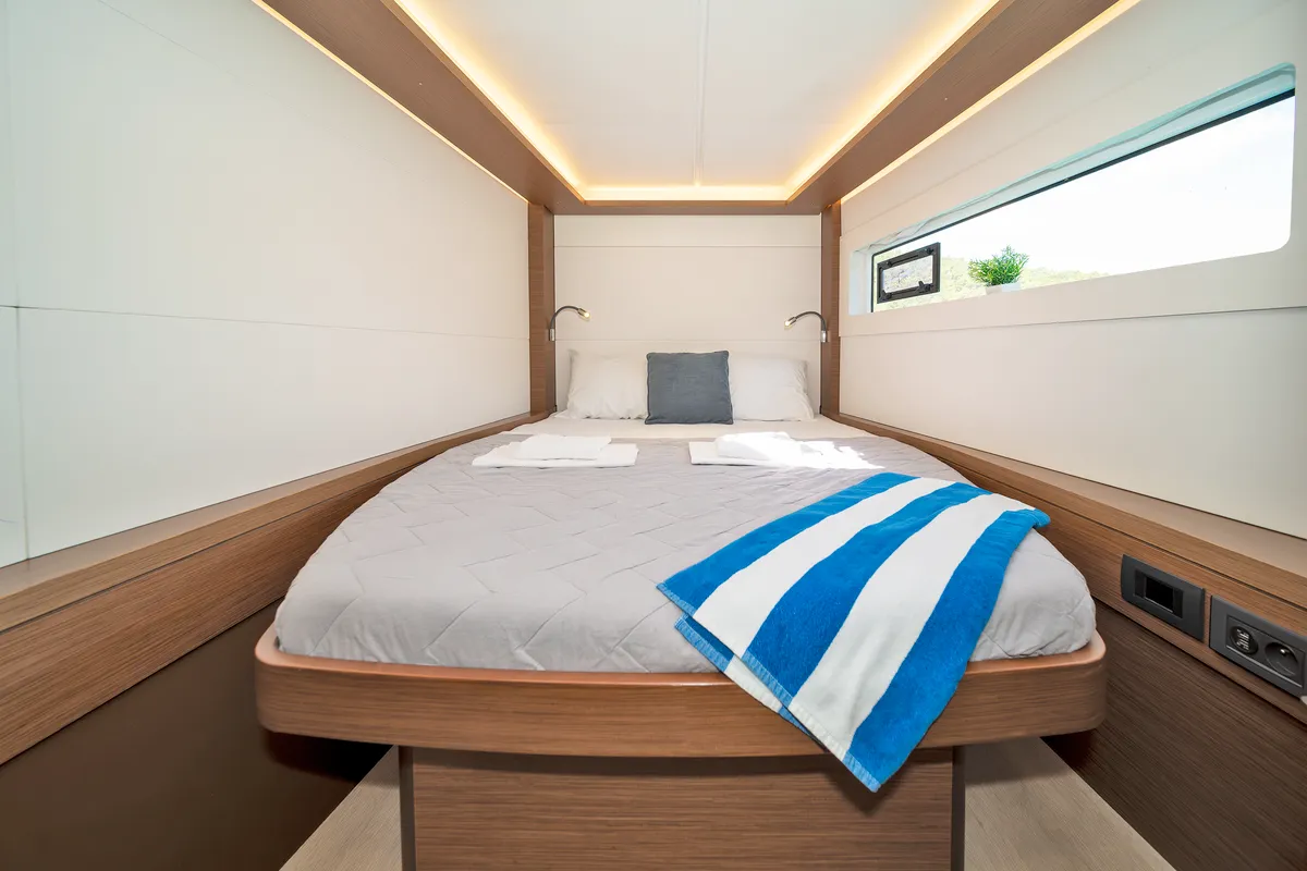 White Pearl, a Lagoon Lagoon 46 catamaran at Skradin, Croatia