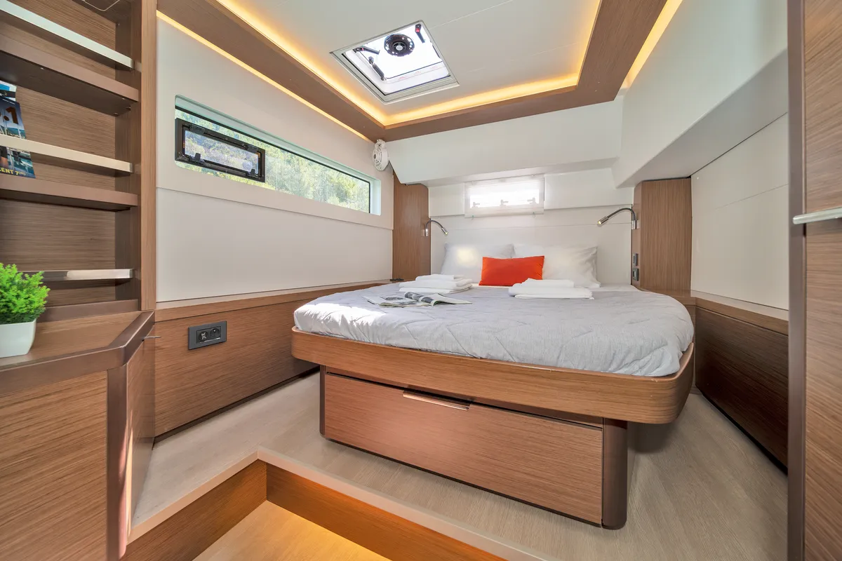 White Pearl, a Lagoon Lagoon 46 catamaran at Skradin, Croatia