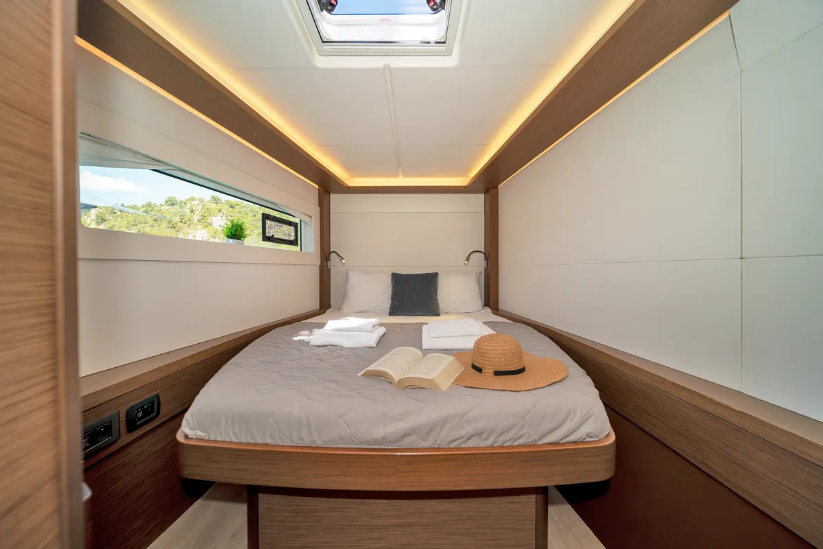 White Pearl, a Lagoon Lagoon 46 catamaran at Skradin, Croatia