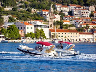 Barracuda 730, a sailboat at Hvar town, Croatia