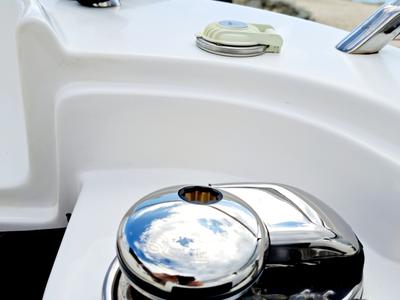 no name, a Sessa Marine Key Largo 27 motorboat at Grad Trogir, Croatia