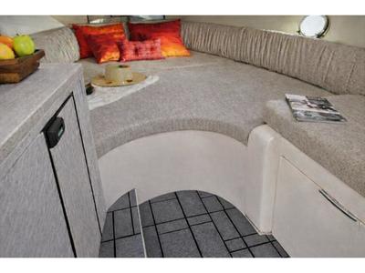 Cabin on no name, a Sessa Marine Key Largo 27 motorboat at Grad Trogir, Croatia
