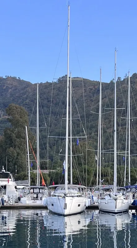 B-Line, a Bavaria C50 sailboat at Fethiye, Turkey