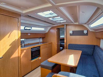 Galley of Ariti, a Bavaria Cruiser 41 sailboat at Kontokali, Greece