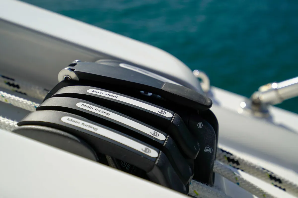 Evelyn, a Hanse Yachts Hanse 508 sailboat at Seget Donji, Croatia
