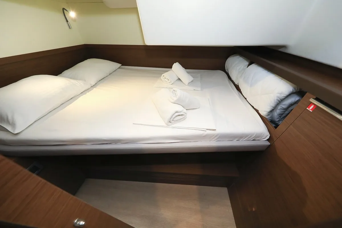 Cabin on Lux, a Lagoon 50 catamaran at Općina Sukošan, Croatia