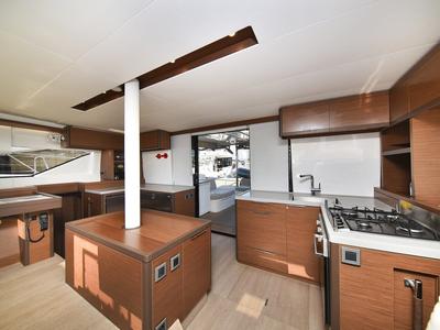 Galley of Lux, a Lagoon 50 catamaran at Općina Sukošan, Croatia
