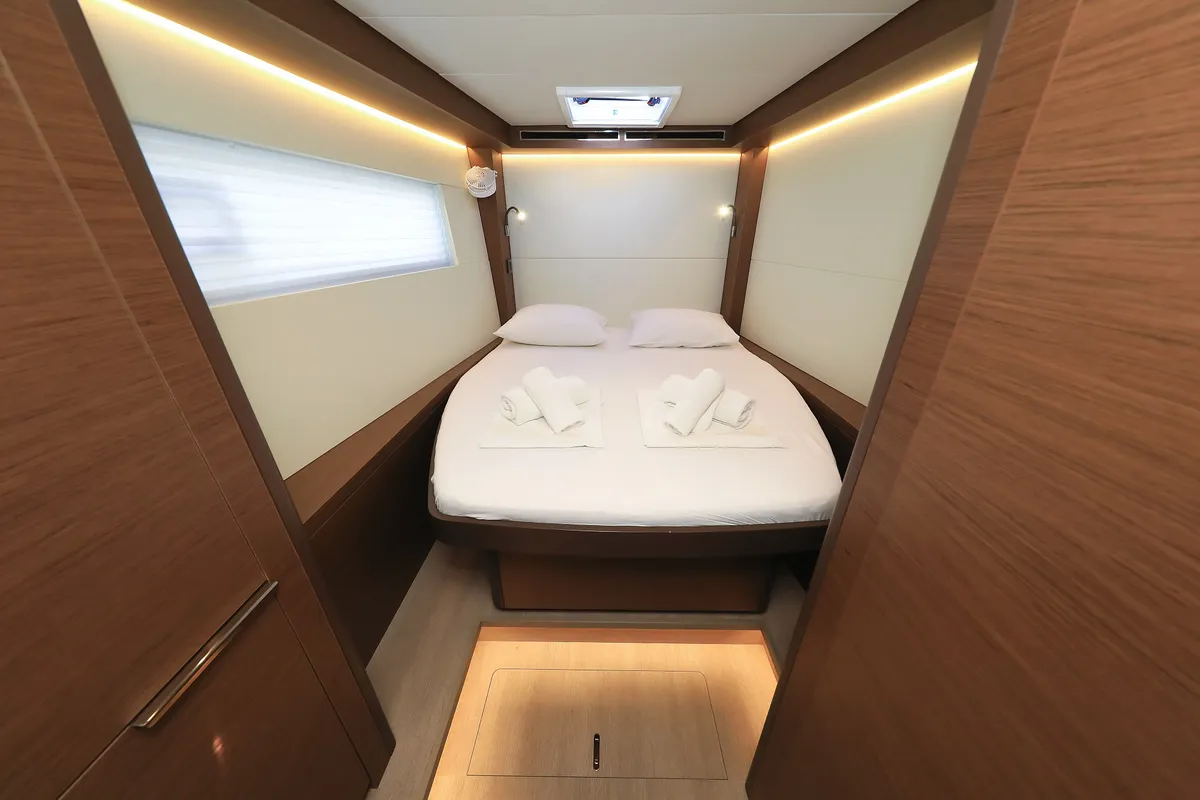 Cabin on Lux, a Lagoon 50 catamaran at Općina Sukošan, Croatia