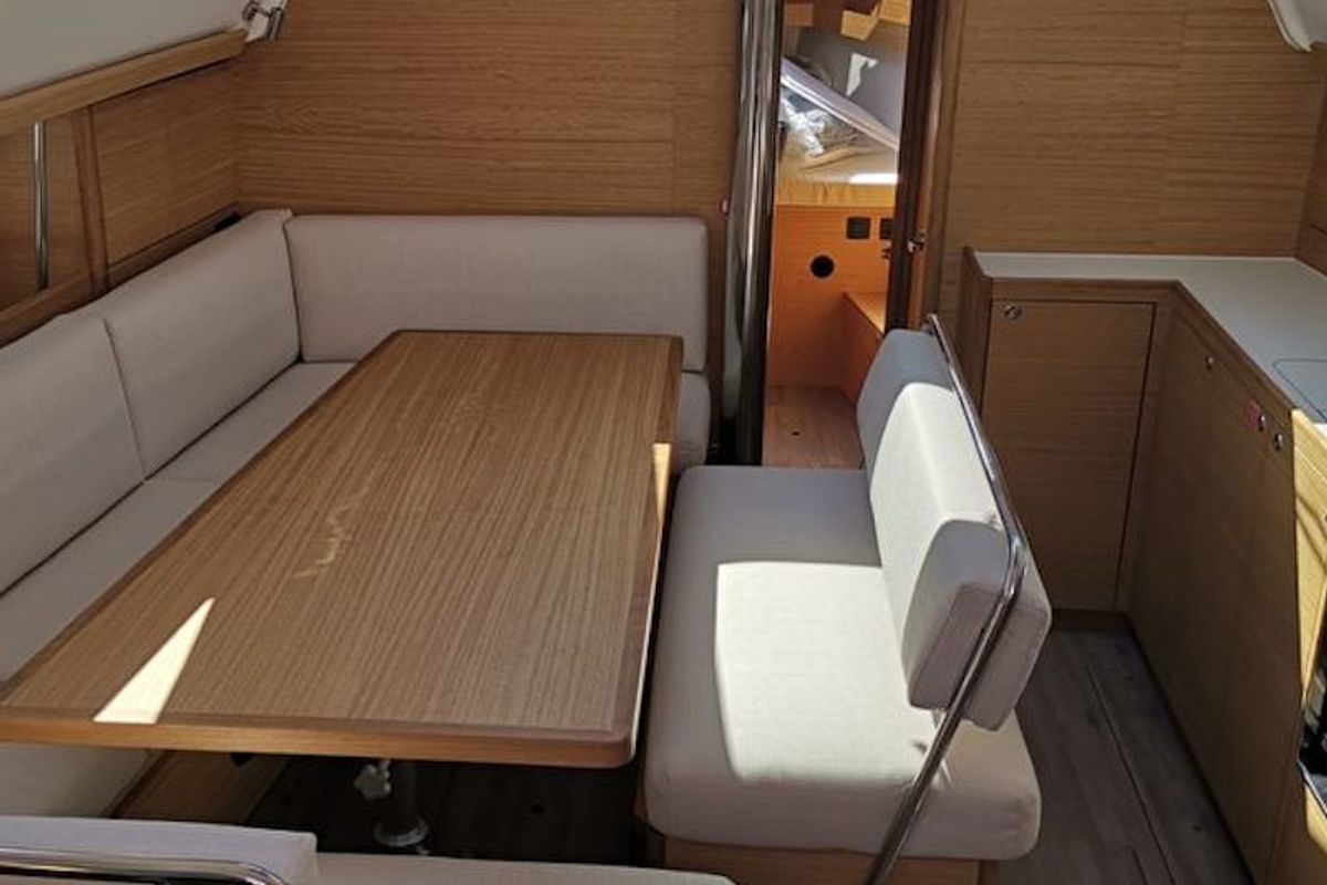 Salon of Briganti, a Elan Impression 45.1 sailboat at Izola / Isola, Slovenia