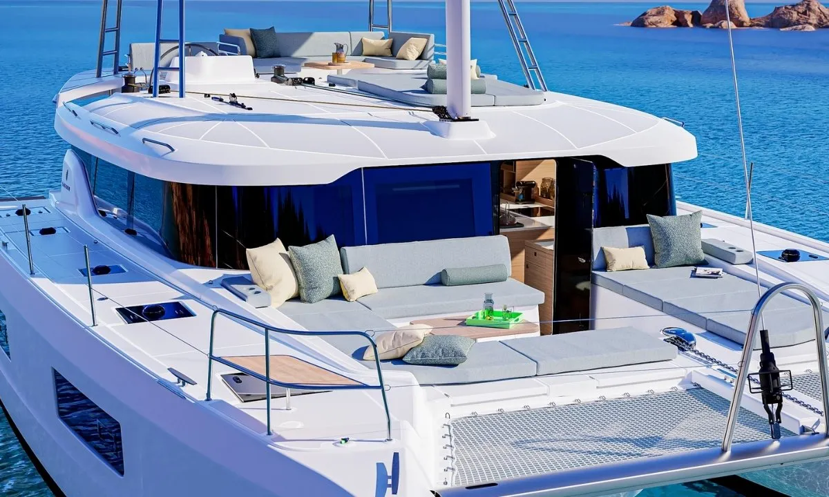 Manaia, a Lagoon Lagoon 47 catamaran at Seget Donji, Croatia