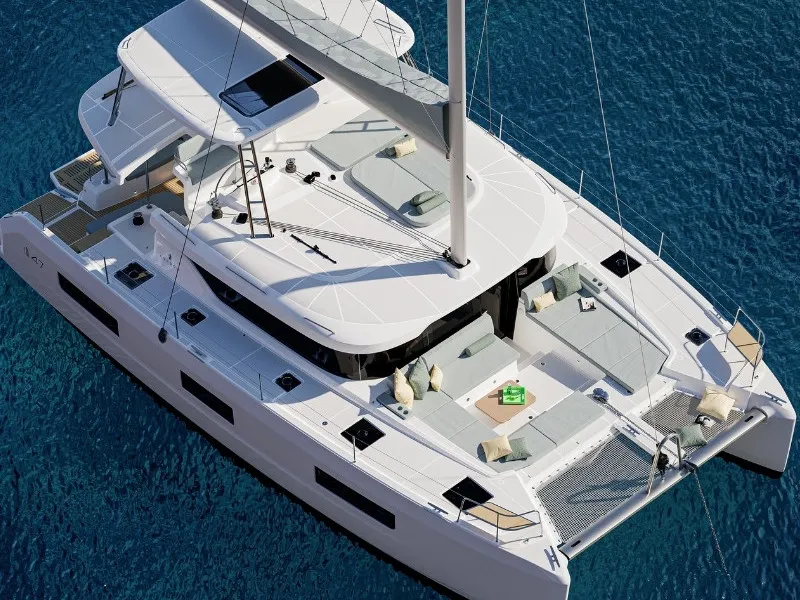Manaia, a Lagoon Lagoon 47 catamaran at Seget Donji, Croatia