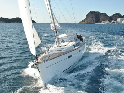 Nika, a Beneteau Oceanis 45 sailboat at Grad Biograd na Moru, Croatia