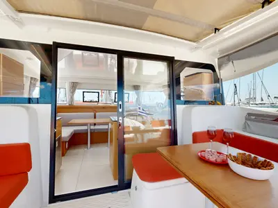Alia, a Excess 11 catamaran at Municipal Unit of Rhodes, Greece