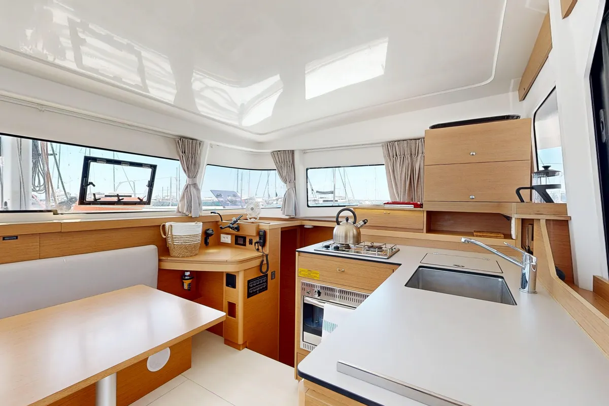 Alia, a Excess 11 catamaran at Municipal Unit of Rhodes, Greece