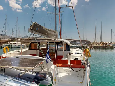 Alia, a Excess 11 catamaran at Municipal Unit of Rhodes, Greece