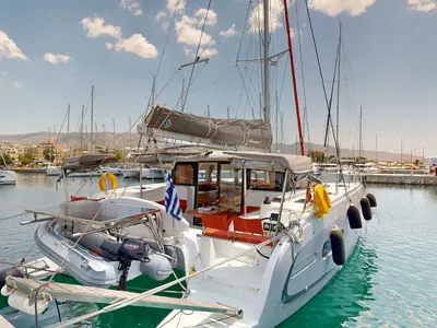 Alia, a Excess 11 catamaran at Municipal Unit of Rhodes, Greece