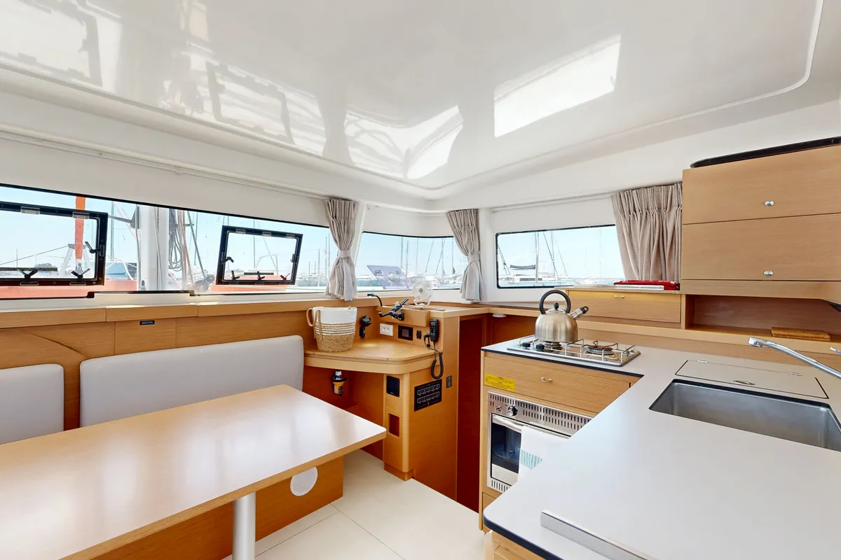 Alia, a Excess 11 catamaran at Municipal Unit of Rhodes, Greece