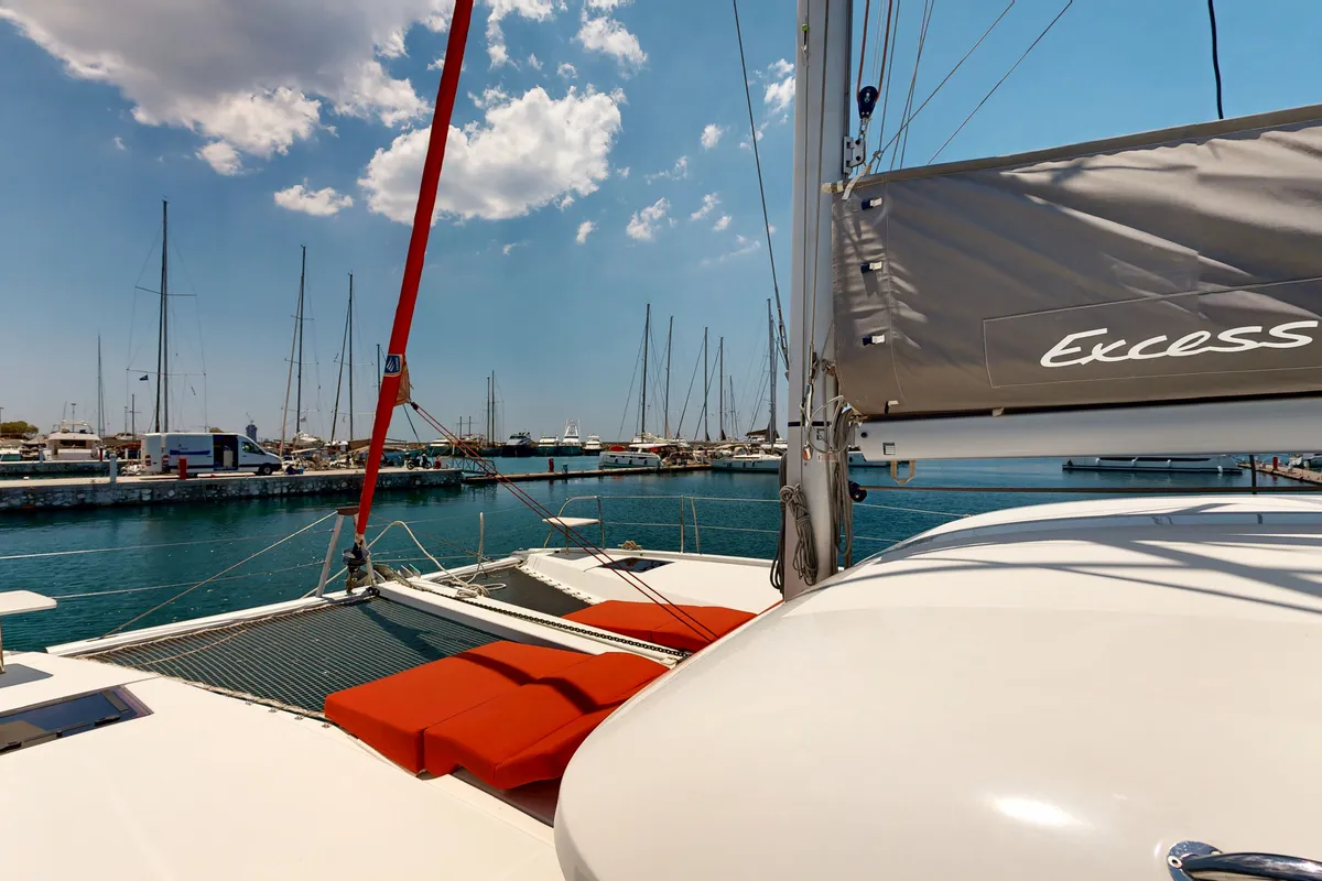 Alia, a Excess 11 catamaran at Municipal Unit of Rhodes, Greece