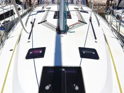 FORTUNA REDUX, a Bavaria Bavaria Cruiser 40 sailboat at Municipal Unit of Nea Peramos, Greece