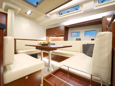 Salon of Amethyst, a Hanse Yachts Hanse 575 sailboat at Općina Sukošan, Croatia