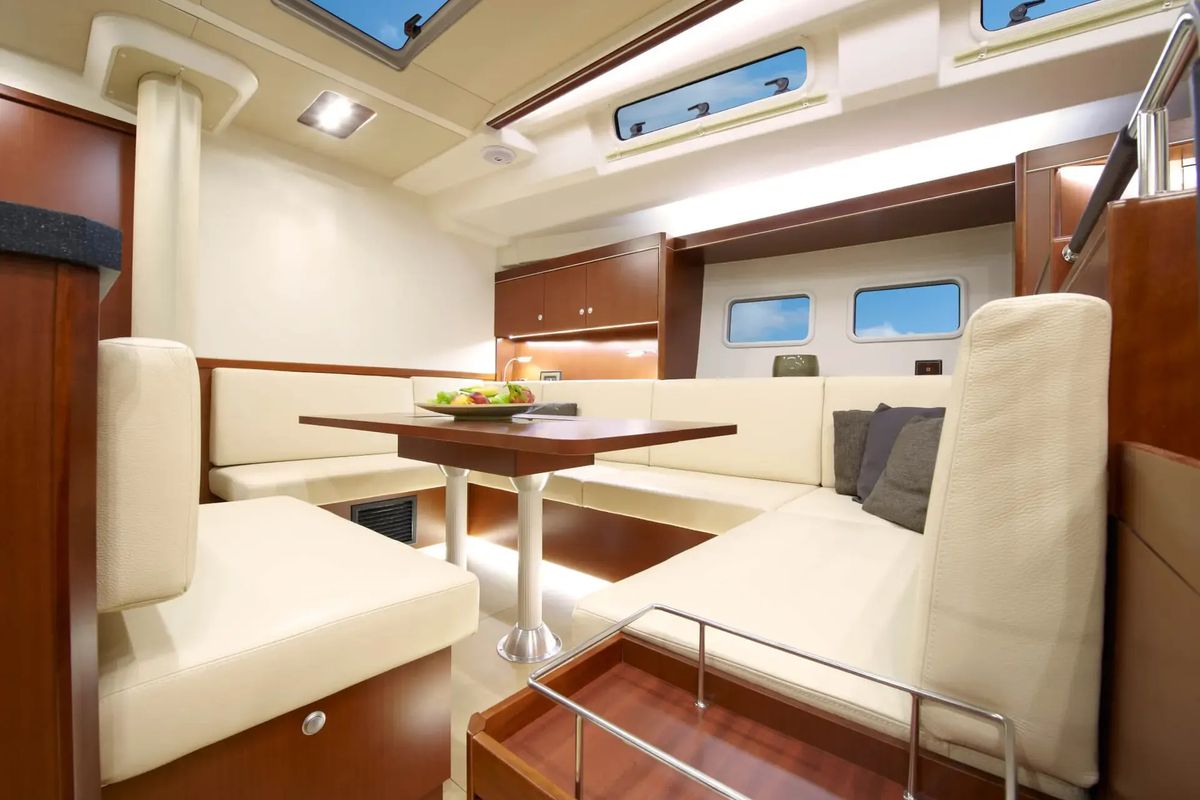 Salon of Amethyst, a Hanse Yachts Hanse 575 sailboat at Općina Sukošan, Croatia