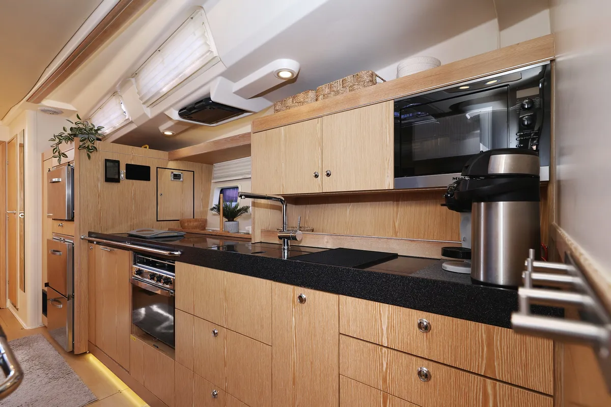 Galley of Amethyst, a Hanse Yachts Hanse 575 sailboat at Općina Sukošan, Croatia