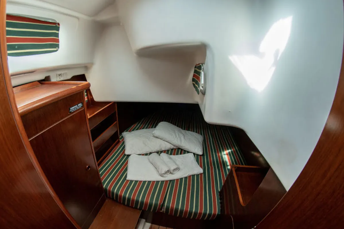 Cabin on Ekaterini, a Beneteau Oceanis 411 sailboat at Volos Municipality, Greece