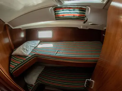 Cabin on Ekaterini, a Beneteau Oceanis 411 sailboat at Volos Municipality, Greece